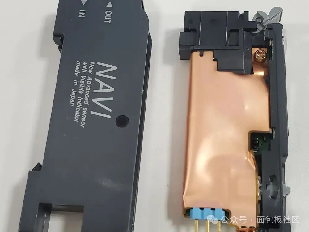 传感器外壳与内胆分离对比