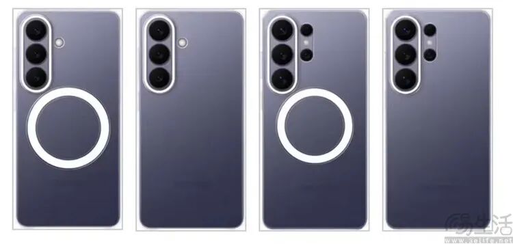 展示背面带有无线充电线圈标识的智能手机设计图