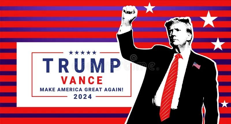 2024年特朗普竞选海报