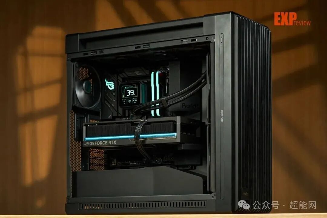 冰暴420 Ultra在华硕PA602机箱内的装机效果