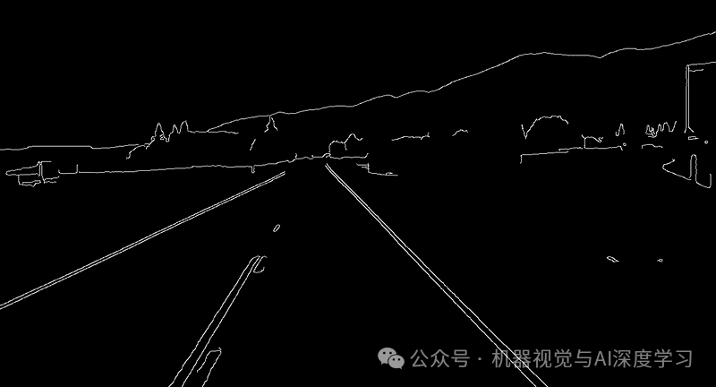 Canny边缘检测结果