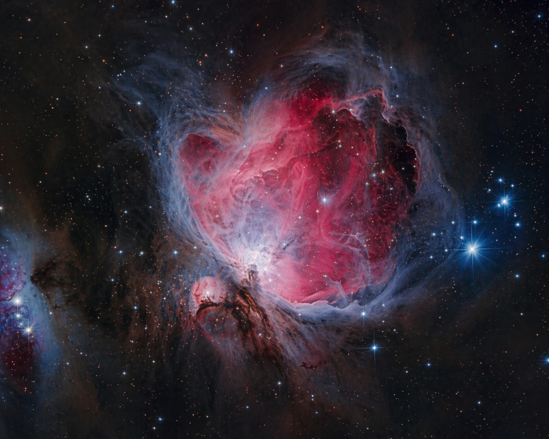 深空摄影风格的猎户座大星云