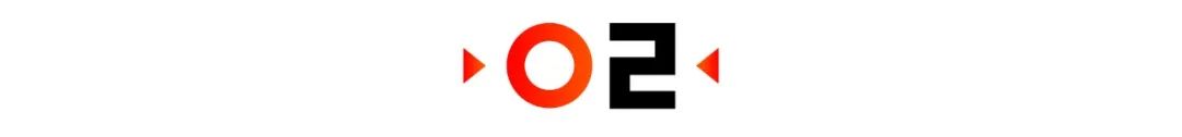 带有数字2的橙红色圆形章节标识