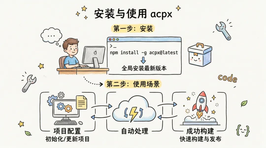安装与使用 acpx