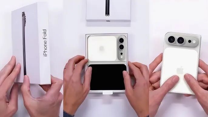 iPhone Fold包装与开箱概念图
