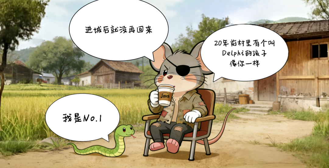 C语言与Java的寓言对话漫画