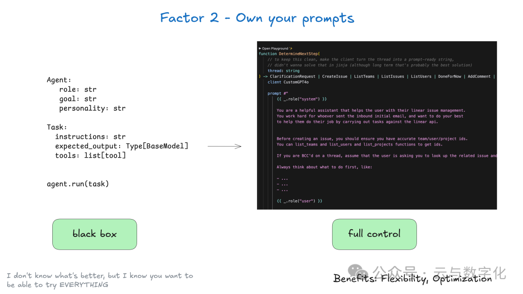 自定义提示词与代码结构示例