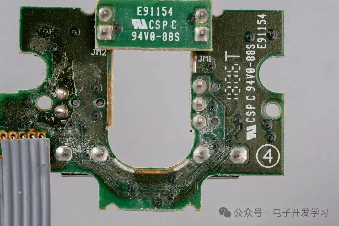 按键板背面PCB板号认证丝印