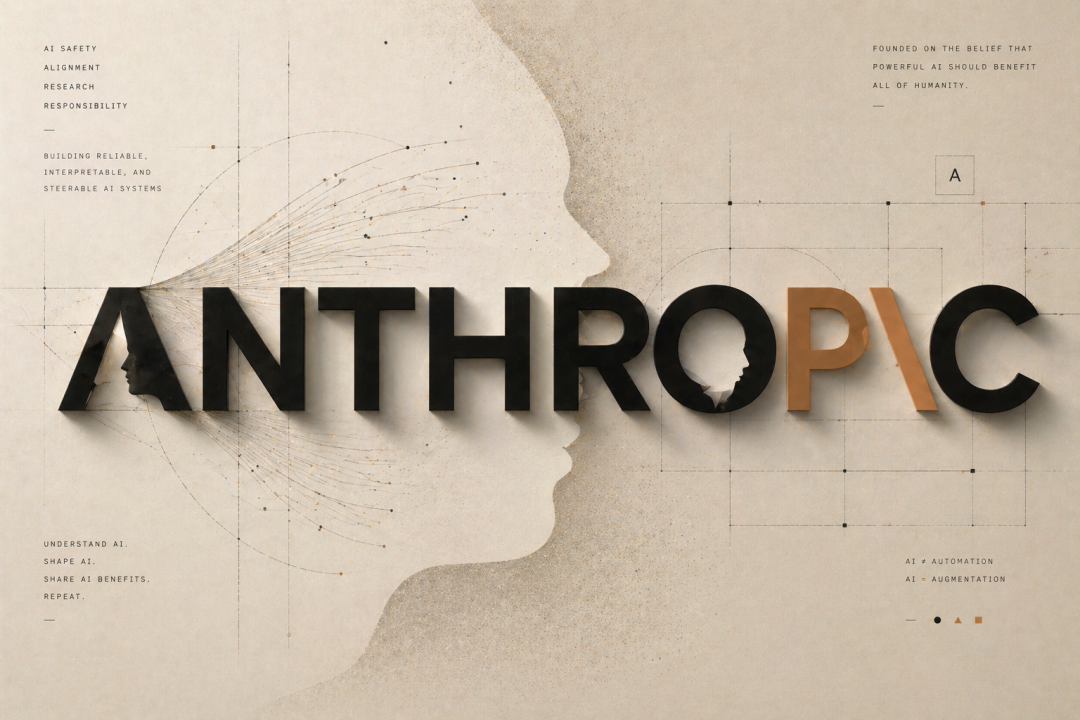Anthropic AI 安全主题视觉