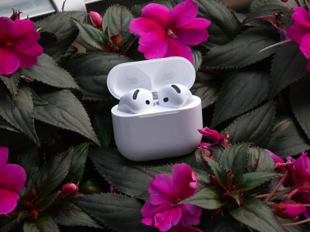 AirPods 5 耳机与充电盒产品图