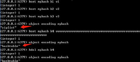 哈希对象编码示例