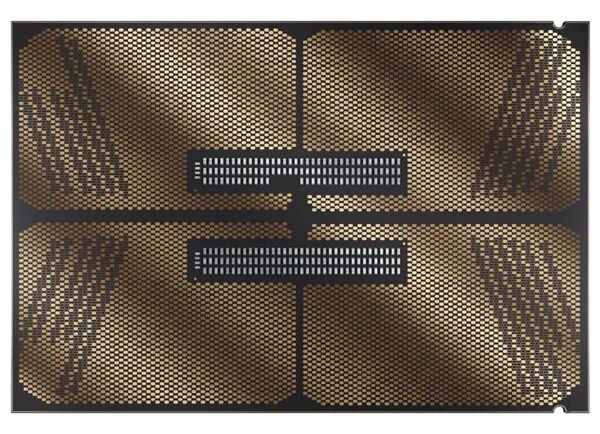 处理器封装俯视图