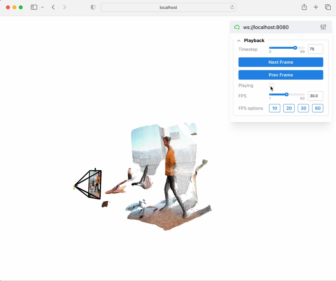viser播放控制界面示例