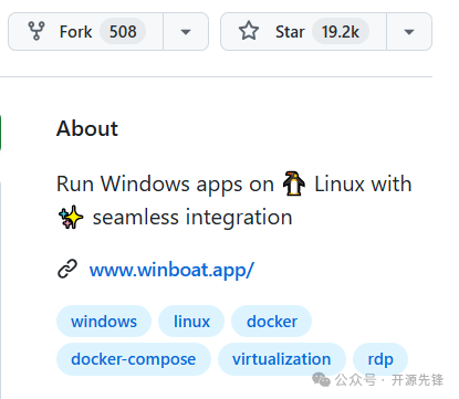 WinBoat项目GitHub页面截图