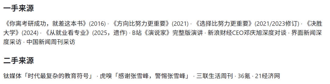 张雪峰.skill数据来源列表