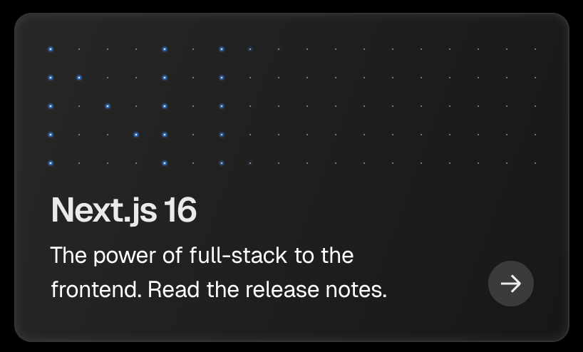 Next.js 16 官方介绍图：全栈能力赋予前端