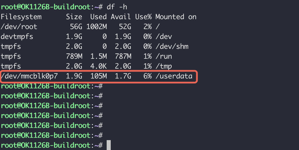 Linux系统下使用df -h命令查看磁盘空间
