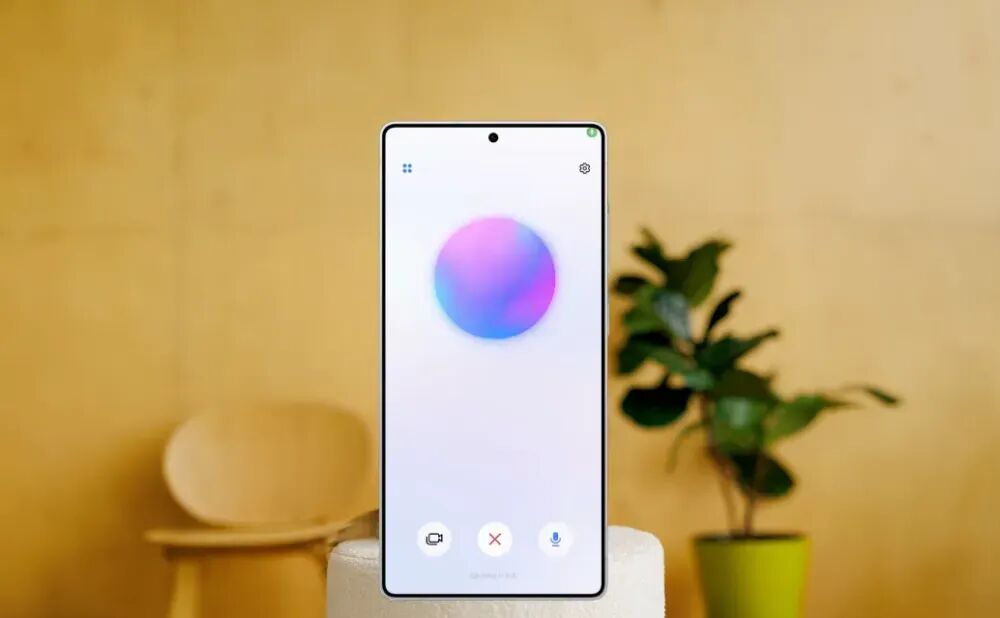 三星智能手机界面示意图