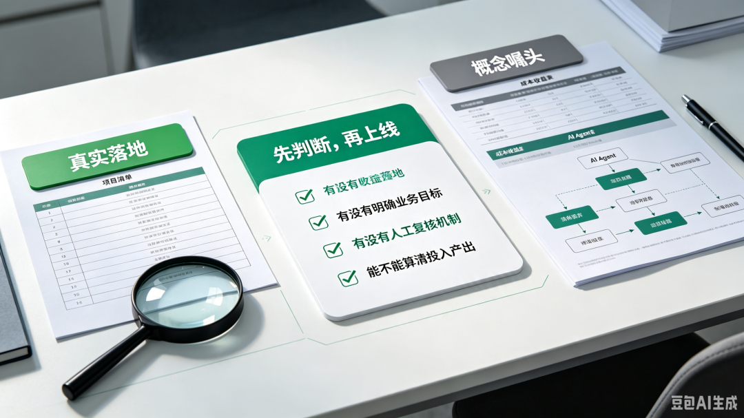 AI Agent落地先判断再上线检查清单