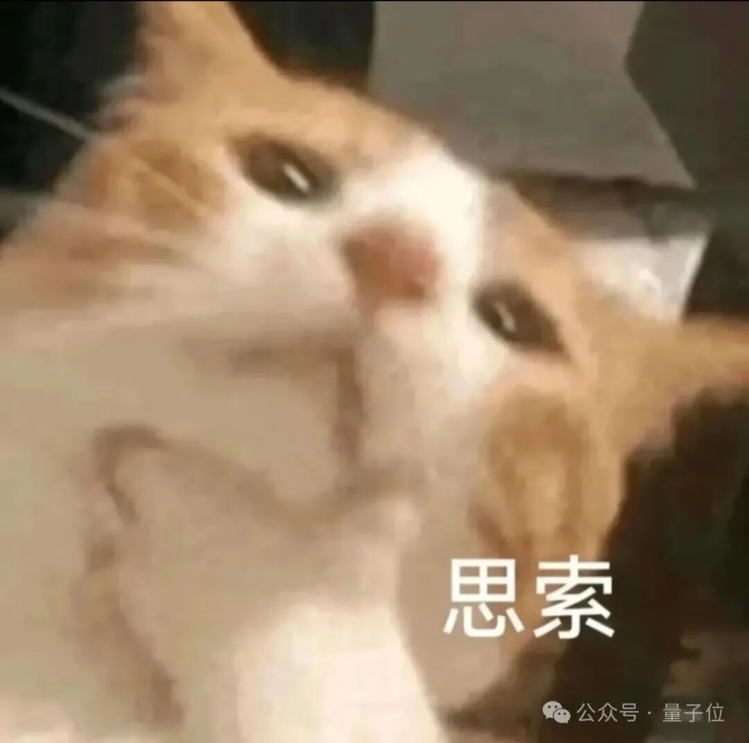 “思索”猫表情包