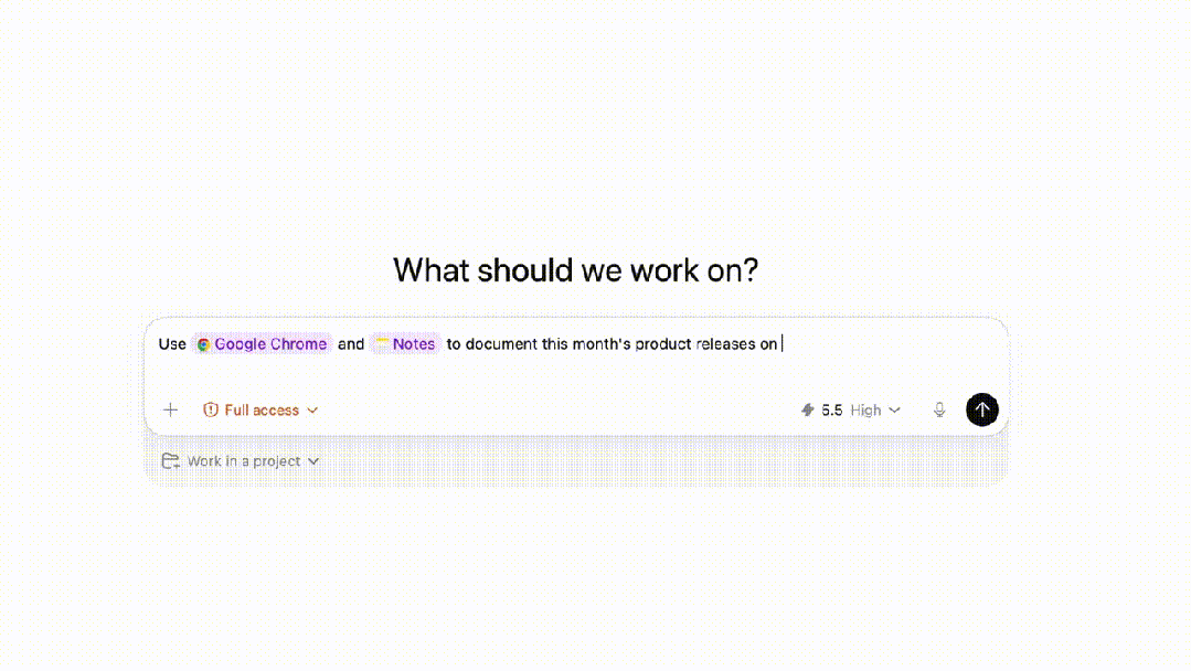 Codex 记录 OpenAI 四月产品发布
