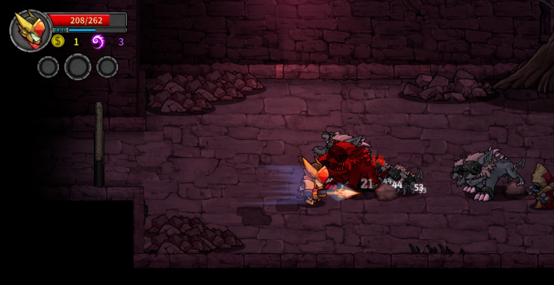 《失落城堡》地下城战斗画面