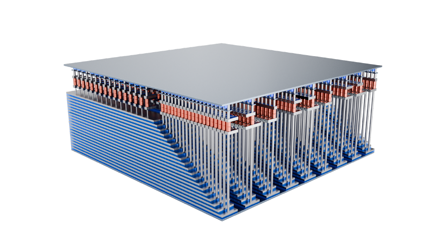 长江存储3D NAND立体结构示意图