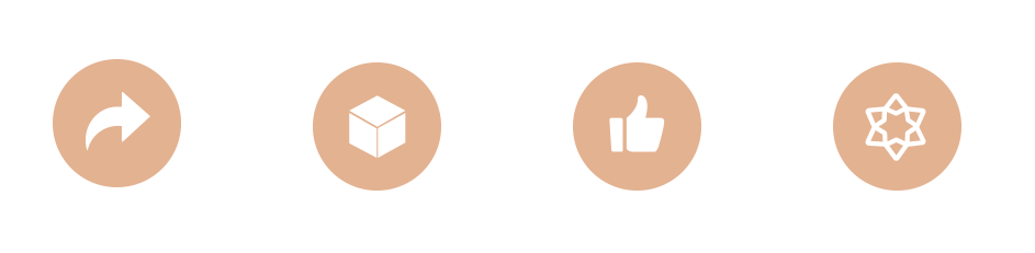 动图：分享、收藏、点赞、踩等交互图标演变