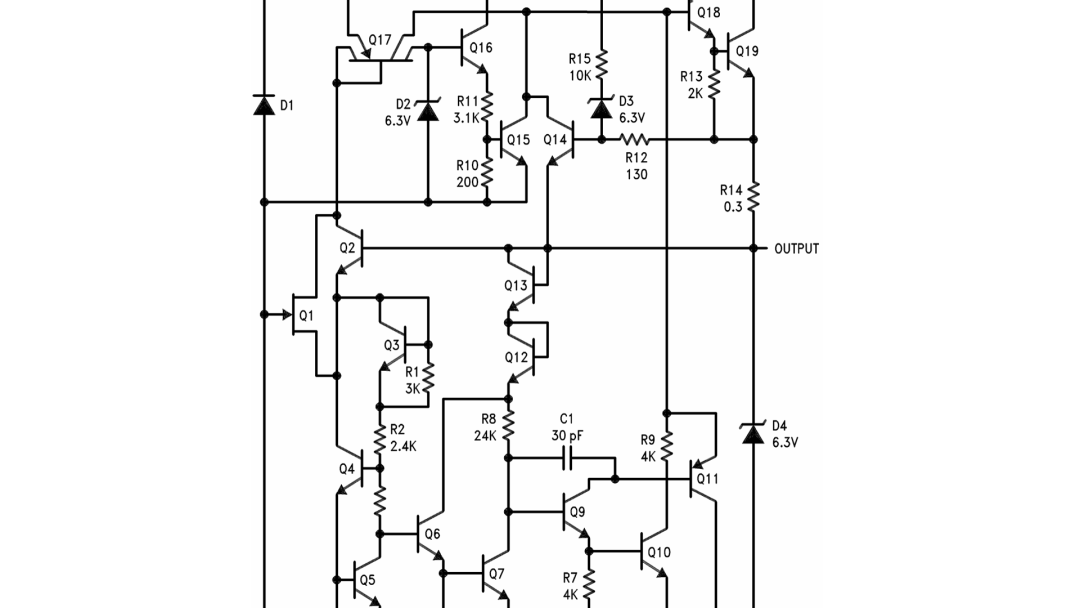 LM109简化参考电压原理图