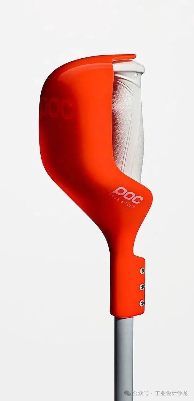 橙色POC滑雪杖手柄设计