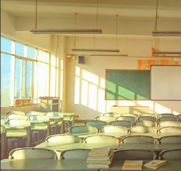 空荡的教室场景