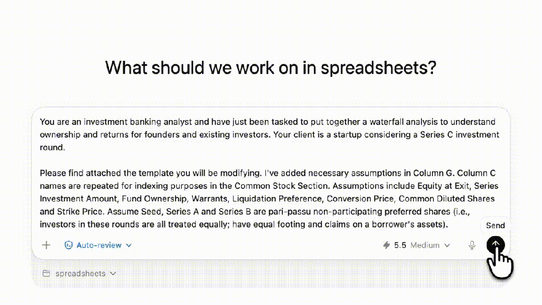 Codex 完成财务瀑布分析