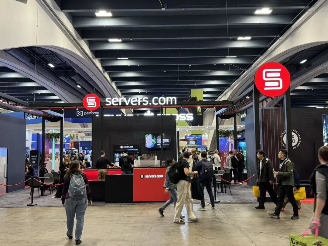 servers.com等工具服务商在GDC 2026的展位