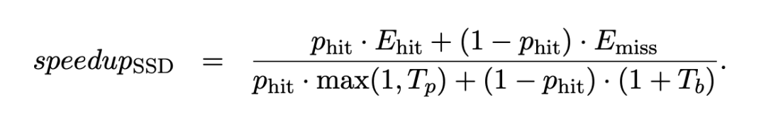 SSD 理论加速比公式