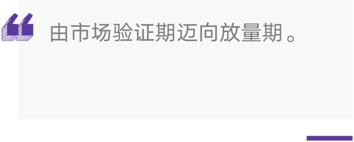 市场验证期迈向放量期文字图