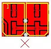 高大器件排布过近导致贴装干涉示意图