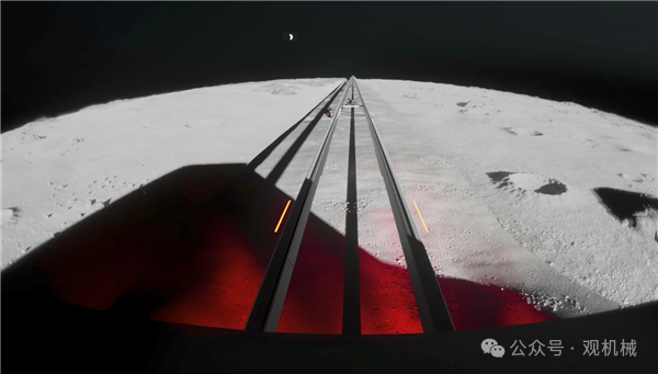 月球表面轨道概念图