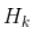H_k