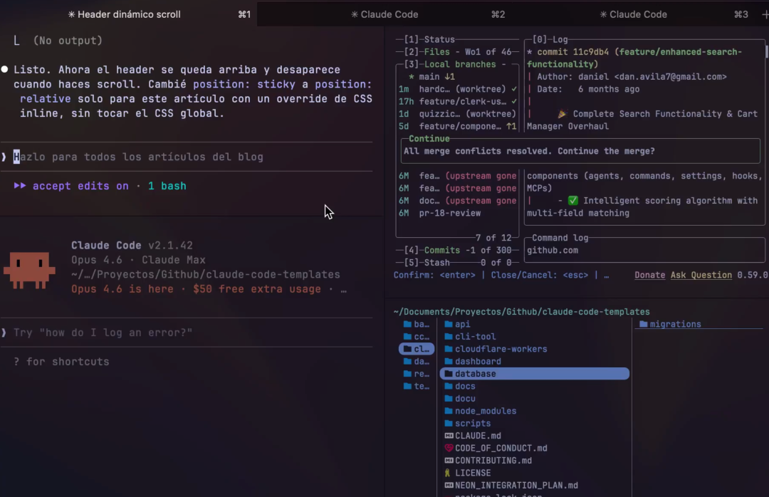 Claude Code 集成 Ghostty 终端界面
