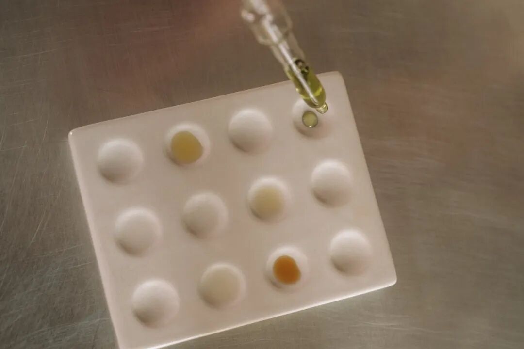 实验室多孔板滴液特写