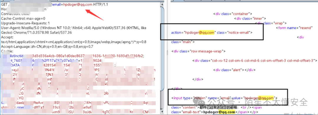 邮件发送页面与请求