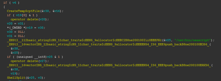 macOS runscript指令与osascript执行代码