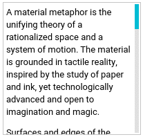 Scroll Bar组件效果图