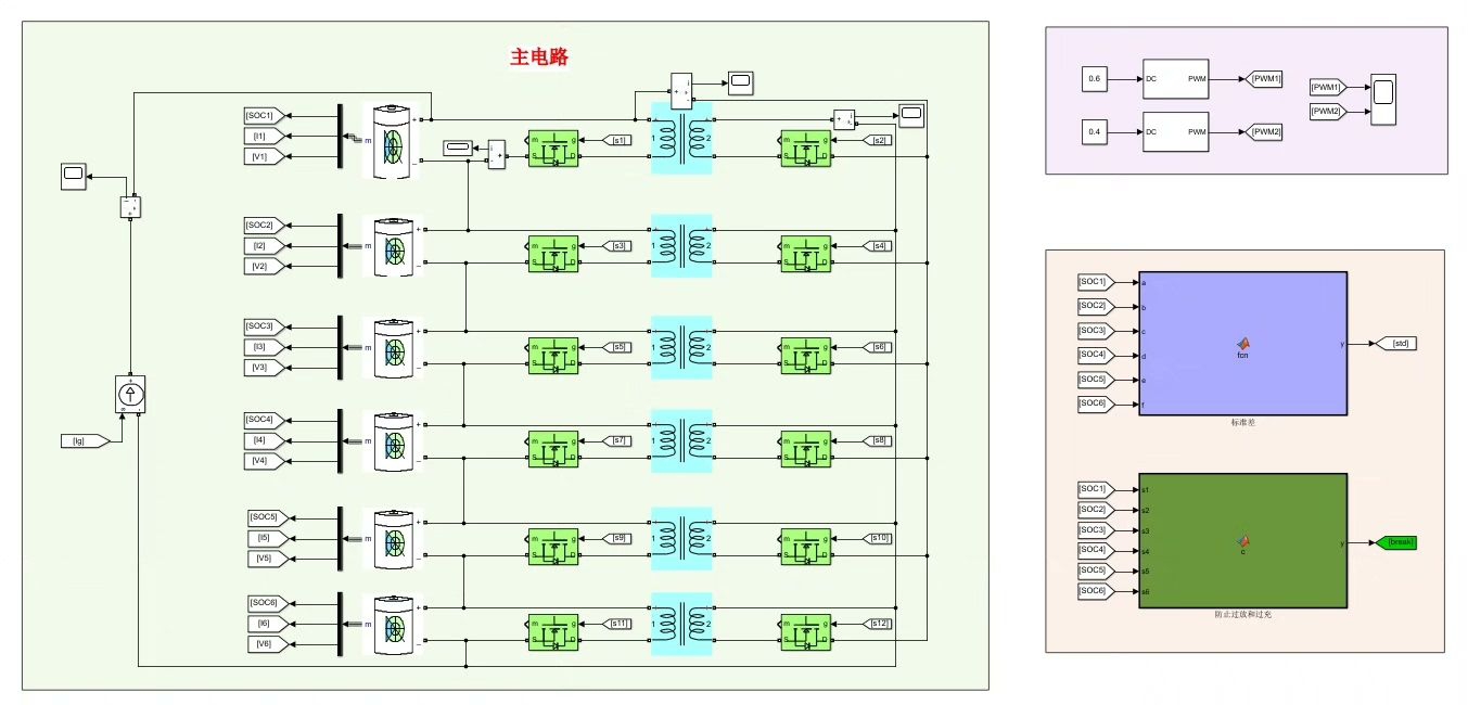锂电池SOC主动均衡控制：基于双向反激变换器的六串电池组设计与实现 - 图片 - 6