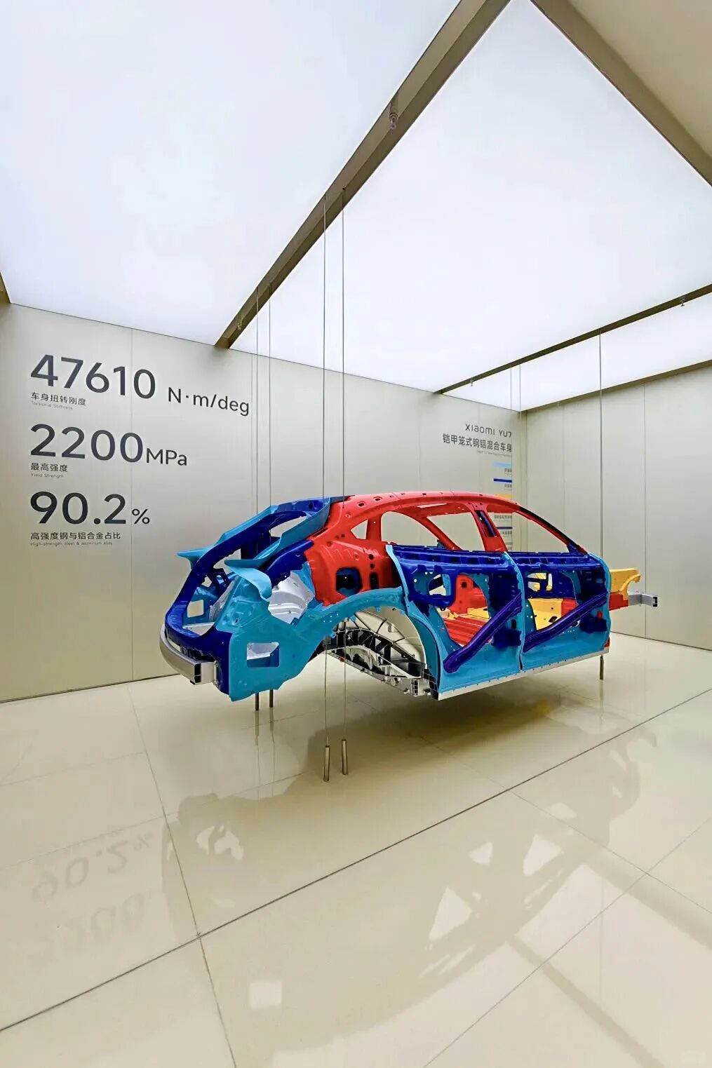 小米汽车工厂车身技术展示