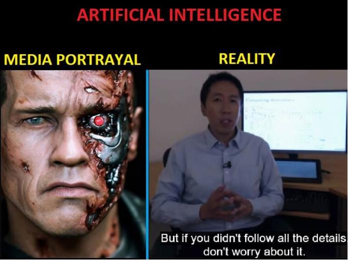 幻想的AI与真实AI对比