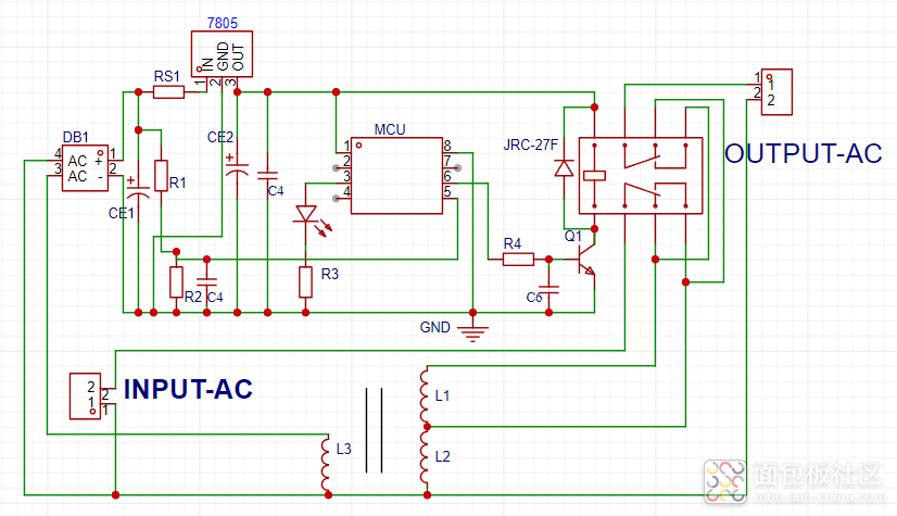 公牛电压转换器完整电路原理图