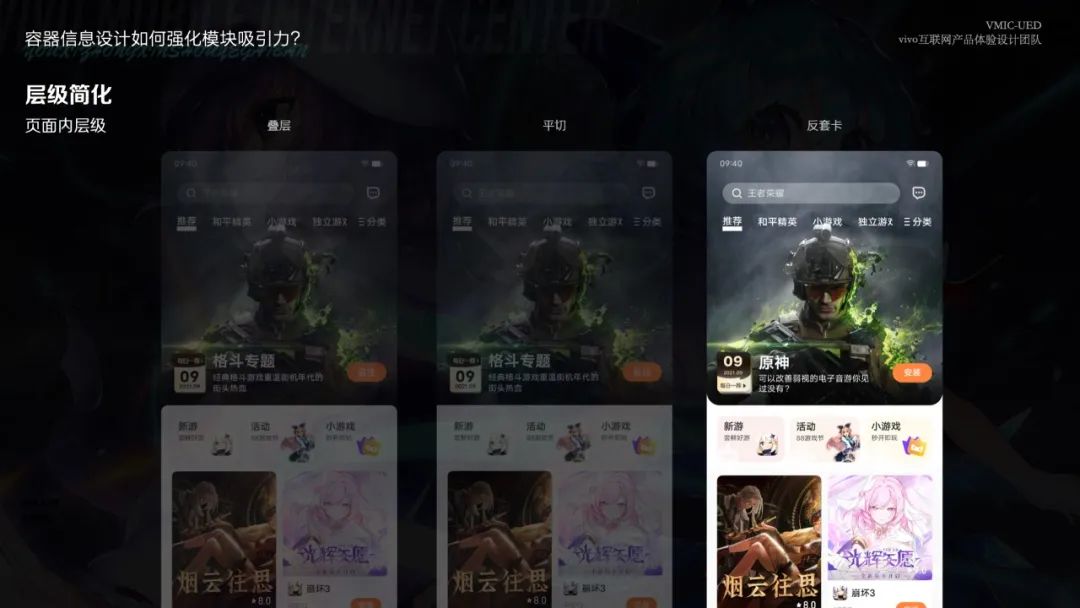 页面层级关系方案探索图