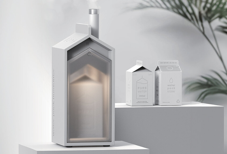 Water Pack Humidifier房屋造型加湿器及水包包装