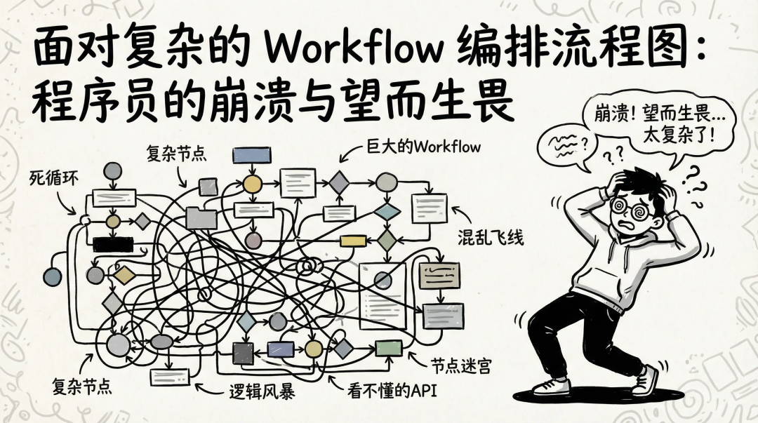 复杂的Workflow编排流程图令人望而生畏